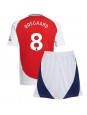 Arsenal Martin Odegaard #8 Hjemmedraktsett Barn 2024-25 Korte ermer (+ bukser)